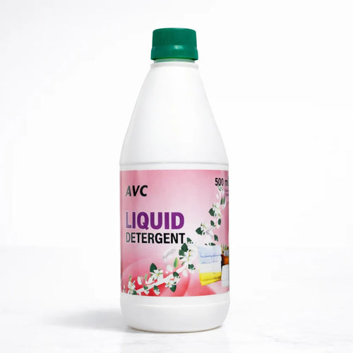 AVC Liquid Detergent 500ml | Powerful Laundry Cleaning Liquid for Clothes | Stain Remover for Washing Machine & Hand Wash | Gentle on Fabrics | Fresh Fragrance