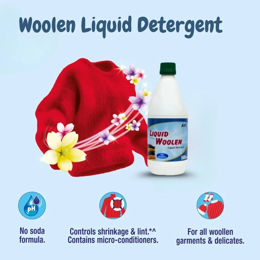 AVC liquid woolen 500 ml pack of 10. 5 Lt